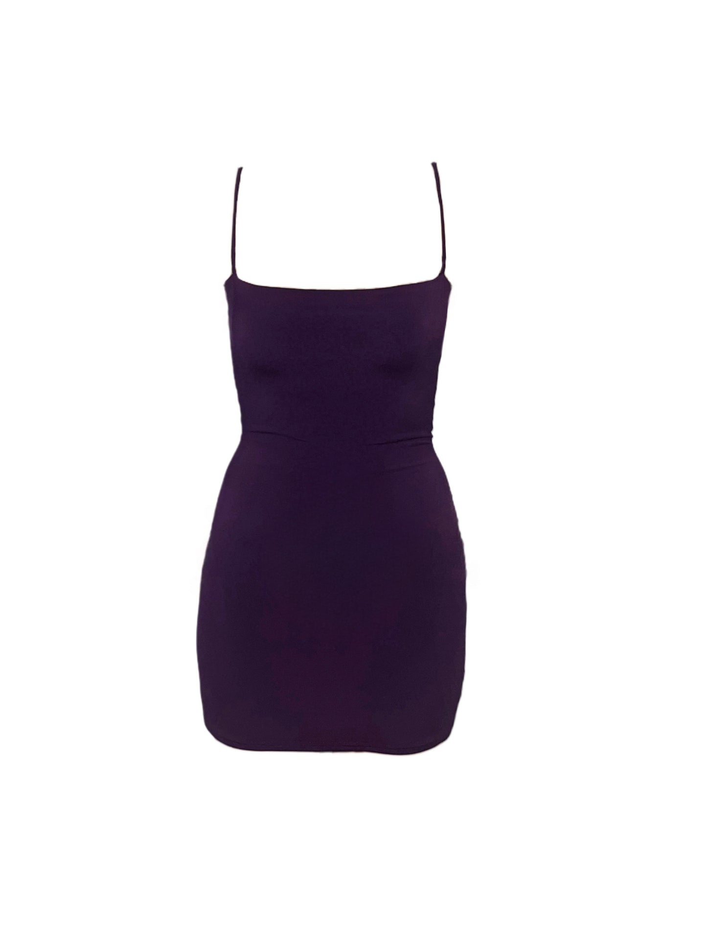 Purple Short Tight Dress