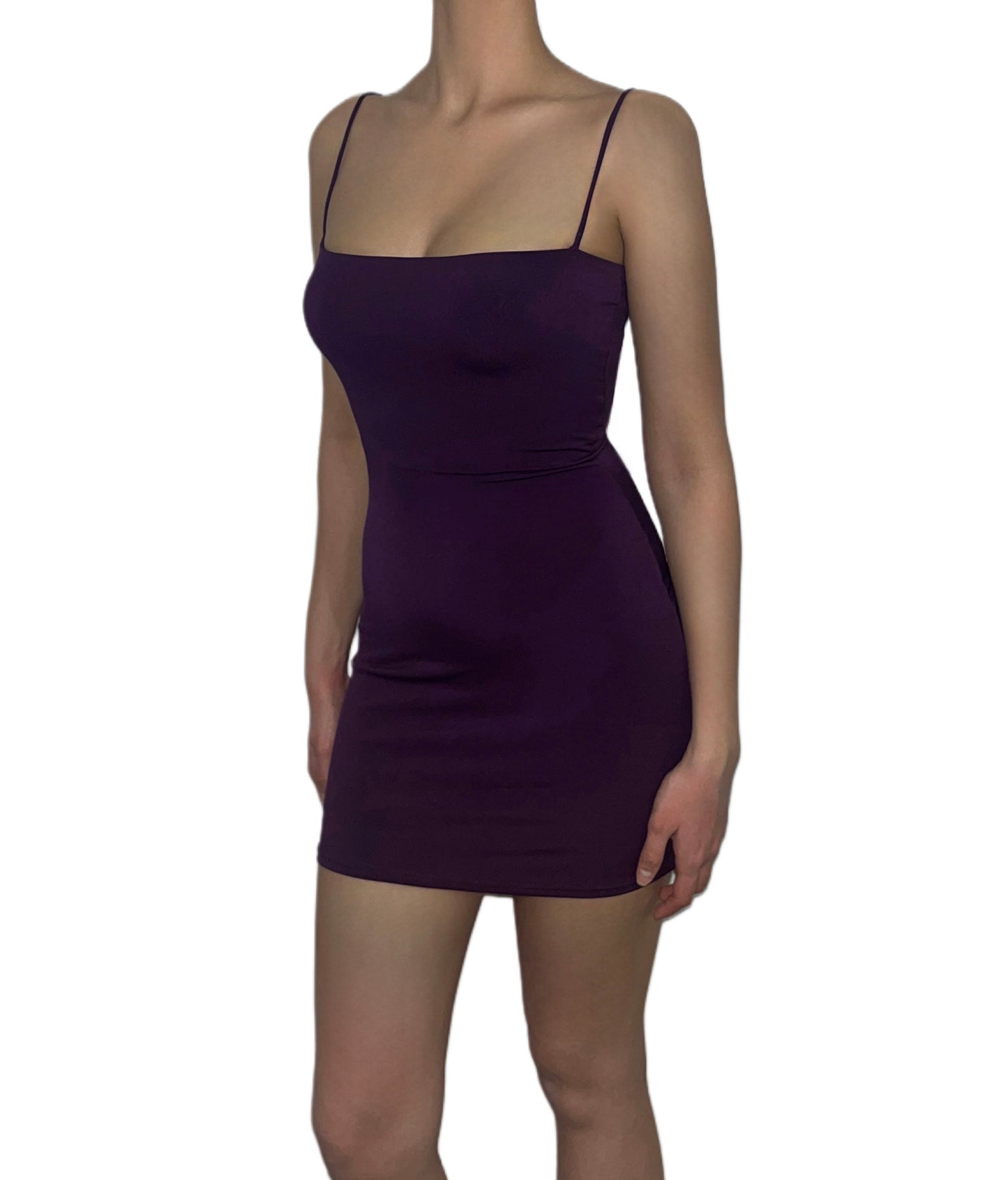 Purple Short Tight Dress