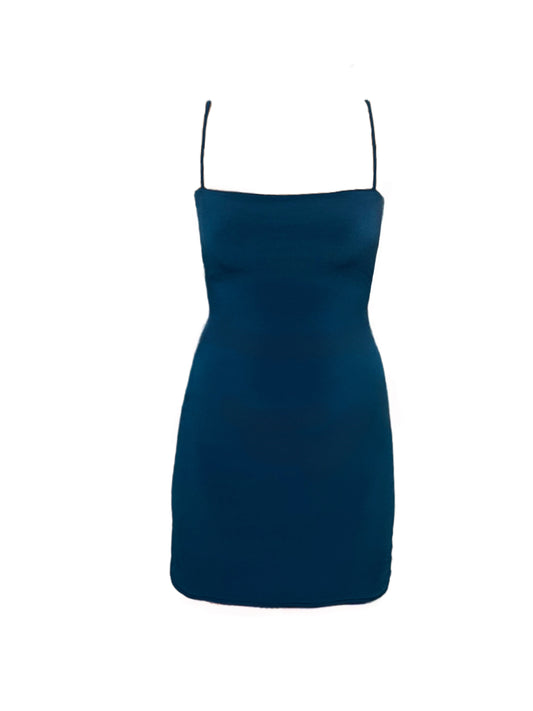 Blue Short Tight Dress
