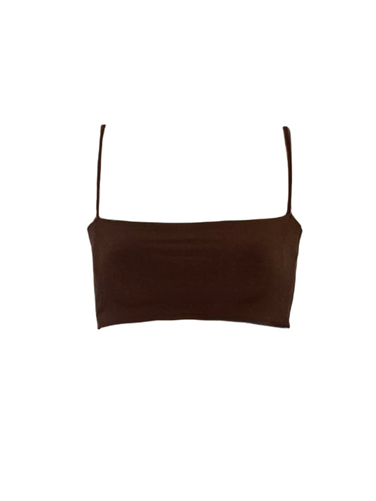 Brown Strappy Mini Top